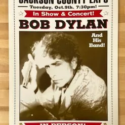 Bob Dylan - 2001 Geoff Gans Poster Central Point, OR Gig Posters