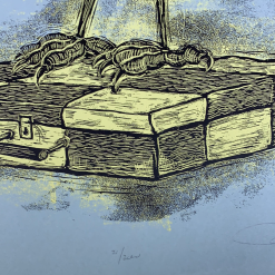 Art Prints Rural Corvus - 2009 Dan Grzeca Poster Art Print Asphalt Grey