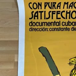 Eduardo Munoz Bachs Con Pura Magia Satisfechos - 1984 Cuban Movie Poster Original Vintage Movie/TV Posters 10 Eduardo Munoz Bachs Con Pura Magia Satisfechos - 1984 Cuban Movie Poster Original Vintage Movie/TV Posters