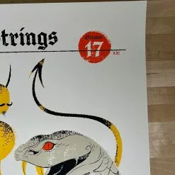 Billy Strings - 2021 Delicious Design League Poster Denver, CO 10/17 AP Colorado