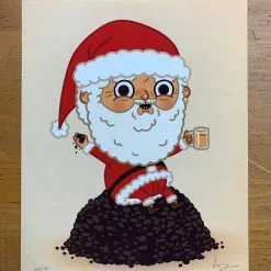 Coal For Everyone - 2013 Mike Mitchell Poster Santa Claus Art Prints