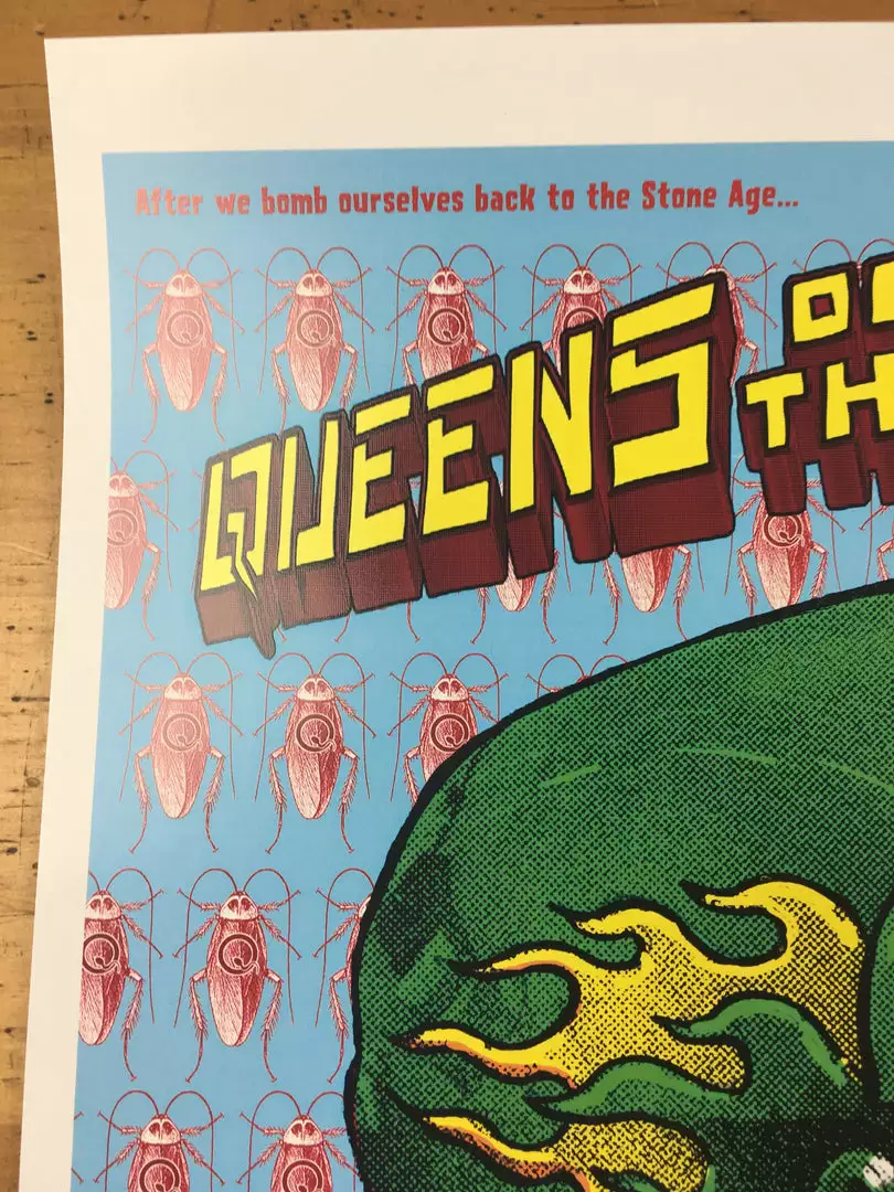 Queens Of The Stone Age - 2003 EMEK Poster Fort Worth, TX Ridglea Theatre 6 Queens Of The Stone Age - 2003 EMEK Poster Fort Worth, TX Ridglea Theatre