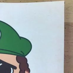 First Loser - 2016 Mike Mitchell Poster Luigi, Mario Brothers Art Prints