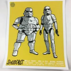 Gig Posters Smodcast - 2010 Todd Slater Poster Billings, MT San Francisco, CA Babcock Theatr