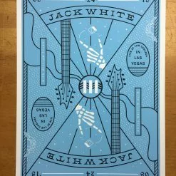 Jack White - 2018 Matthew Jacobson Poster Las Vegas, NV 6 Of Diamonds The Chelsea Night 2