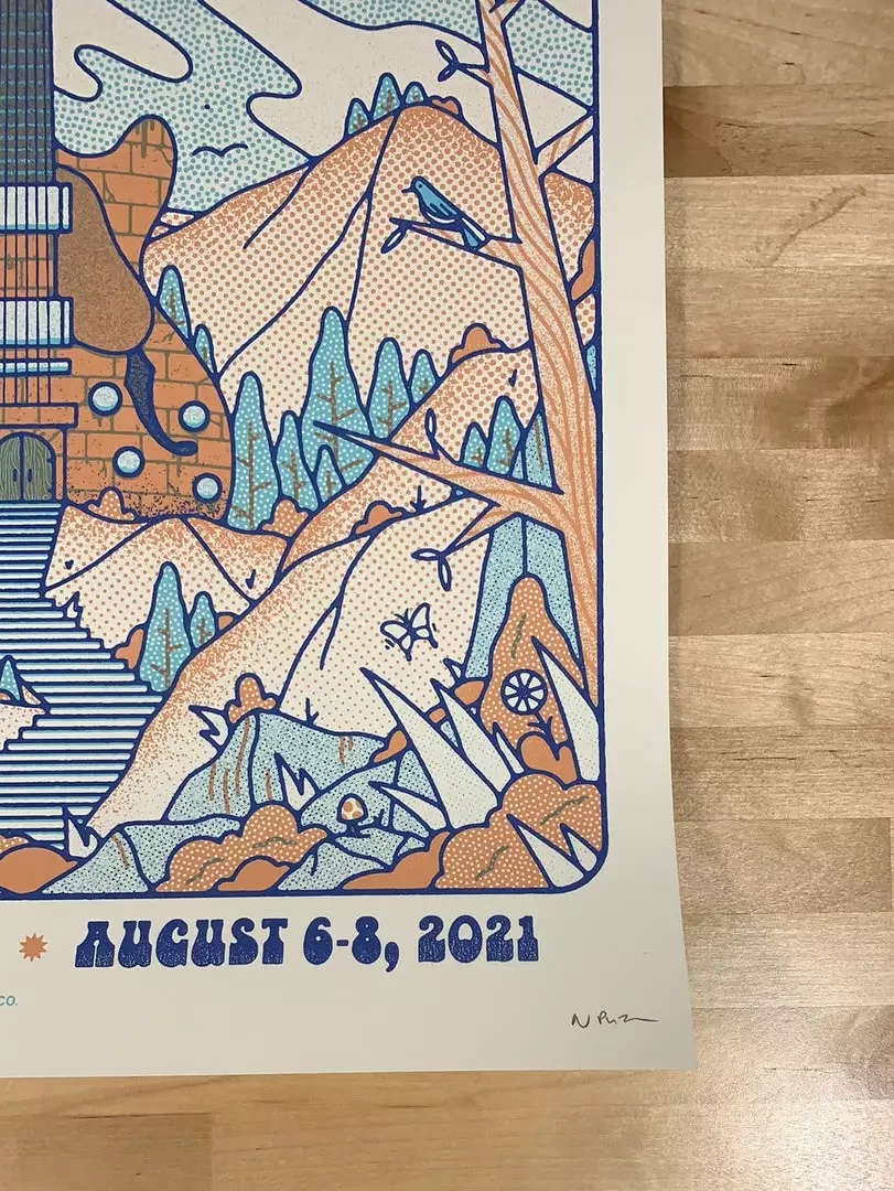 Gig Posters Widespread Panic - 2021 The Half And Half Poster Asheville, NC S/N 7 Gig Posters Widespread Panic - 2021 The Half And Half Poster Asheville, NC S/N