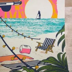 Gig Posters Greensky Bluegrass - 2021 Status Serigraph Poster Charleston, SC