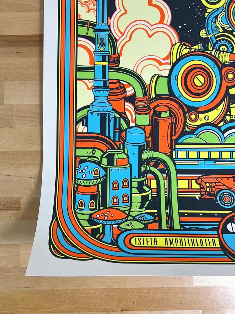 Dave Matthews Band - 2021 Jesse Philips Poster Albuquerque, NM 8 Dave Matthews Band - 2021 Jesse Philips Poster Albuquerque, NM