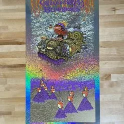Greensky Bluegrass - 2018 Marq Spusta Poster FOIL Red Rocks Morrison, CO