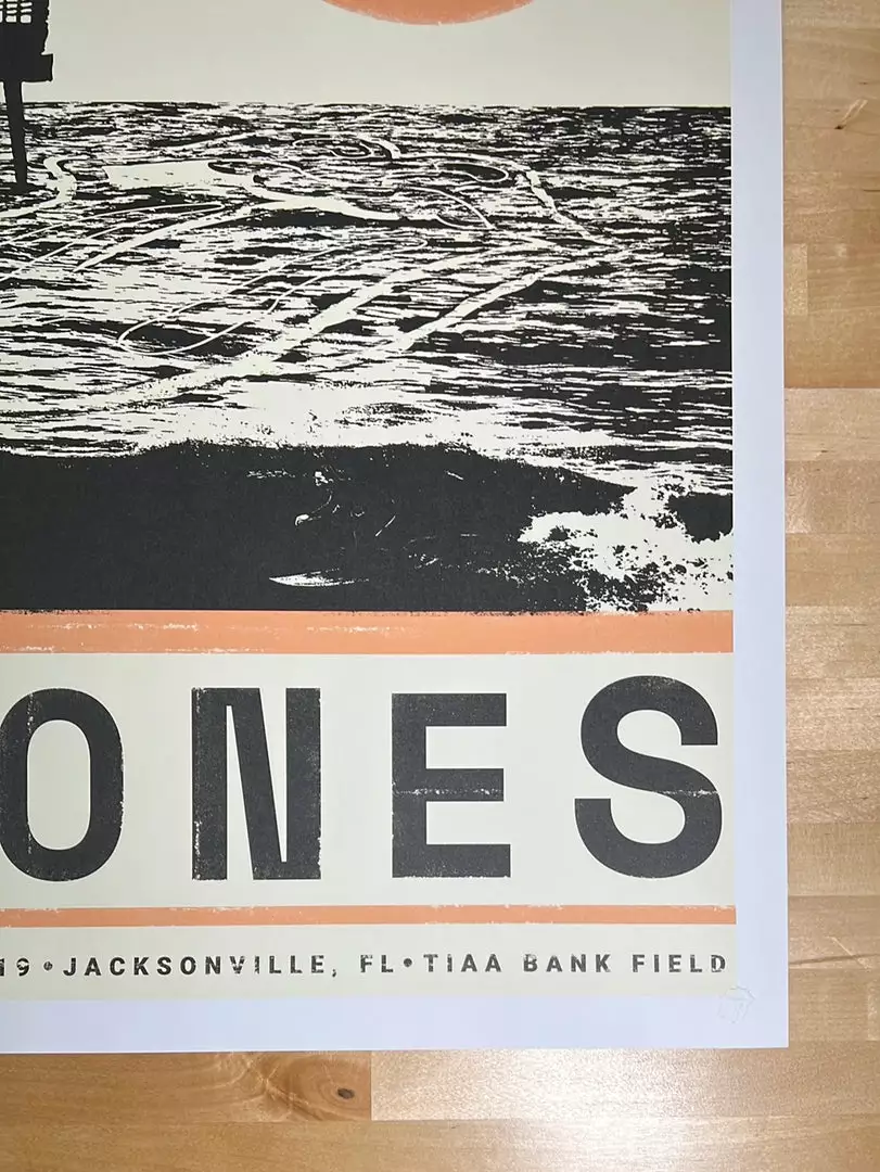 Sold Out Posters Gig Posters Rolling Stones - 2019 Poster No Filter Tour Jacksonville, FL 7 Sold Out Posters Gig Posters Rolling Stones - 2019 Poster No Filter Tour Jacksonville, FL