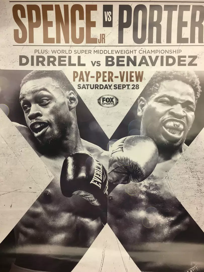 Sold Out Posters Boxing - 2019 Poster Spence Jr. Vs Porter 3 Sold Out Posters Boxing - 2019 Poster Spence Jr. Vs Porter