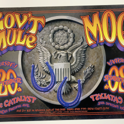 Gov't Mule Moe. - 2001 Randy Tuten Poster Santa Cruz, CA The Catalyst