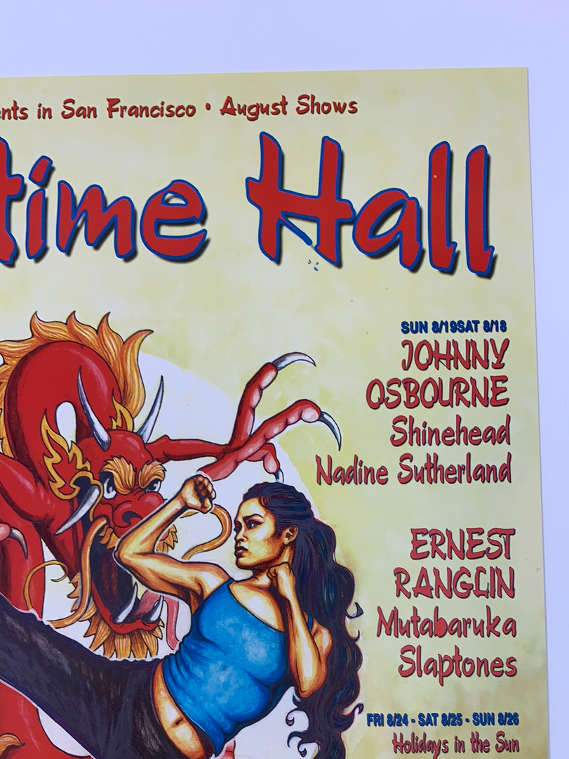 Sold Out Posters Gig Posters MHP 127 Maritime Hall - 2001 Poster August Ghostface Killah San Fran 1st 6 Sold Out Posters Gig Posters MHP 127 Maritime Hall - 2001 Poster August Ghostface Killah San Fran 1st
