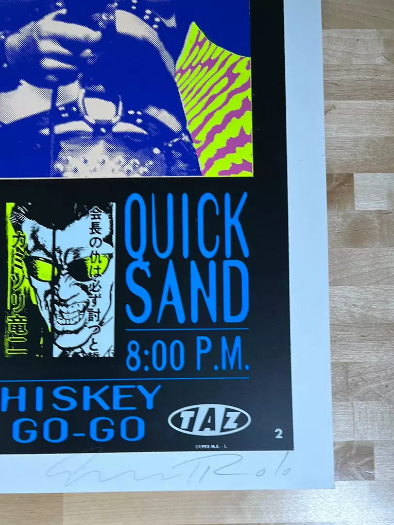 TAZ Helmet - 1992 T.A.Z. Poster Los Angeles, CA Whisky A Go-Go 1st Ed 7 TAZ Helmet - 1992 T.A.Z. Poster Los Angeles, CA Whisky A Go-Go 1st Ed
