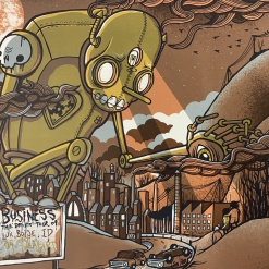 Gig Posters Big Business - 2009 Drew Millward Poster Boise, ID Neurolux