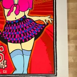 Colorado The Killers - 2007 Lindsey Kuhn Poster Red Rocks Morrison, CO