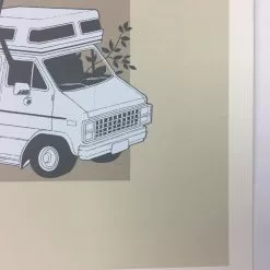 Van (Chicago Series) - 2013 Justin Santora Poster Art Print