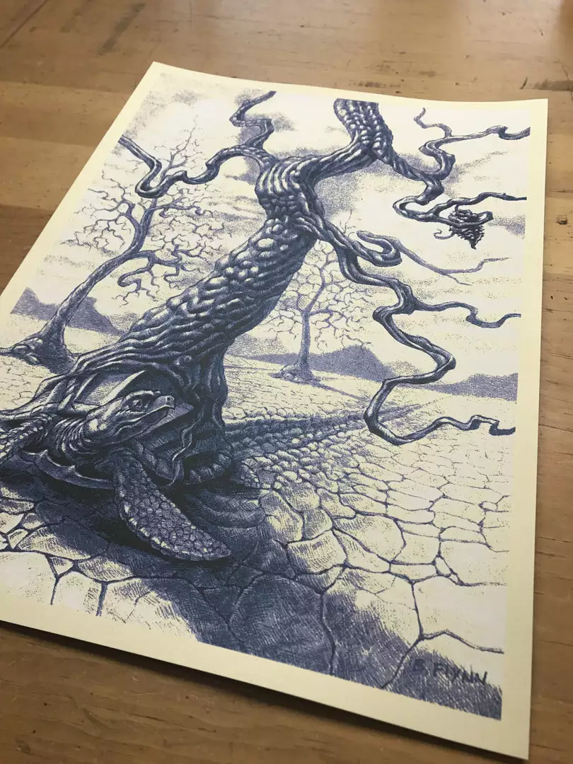 The Great Migration - 2016 Brendon Flynn Poster Tan Edition 7 The Great Migration - 2016 Brendon Flynn Poster Tan Edition