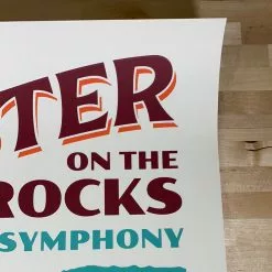 Michael Penda Guster - 2021 Michael Penta Poster Red Rocks Morrison, CO