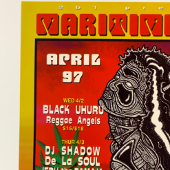 Gig Posters MHP 29 Herbie Hancock, Zero - 1997 Bella Poster Maritime Hall San Fran 1st