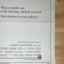 Sold Out Posters Jagged Edge - 1985 One Sheet Movie Poster Original Vintage 27x41 12 Sold Out Posters Jagged Edge - 1985 One Sheet Movie Poster Original Vintage 27x41