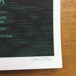 Andrew Bird - 2009 Daniel Danger Poster European Tour