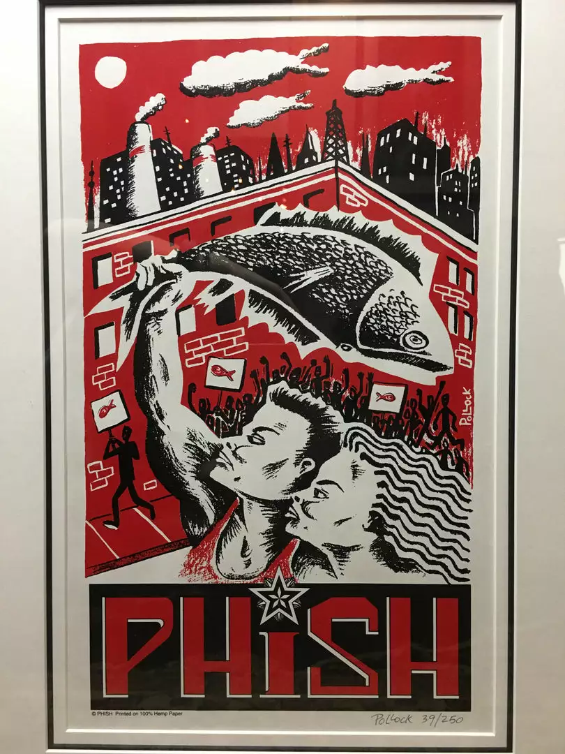 Phish - 1997 Jim Pollock Poster Art Of Modern Rock Series, Framed 3 Phish - 1997 Jim Pollock Poster Art Of Modern Rock Series, Framed