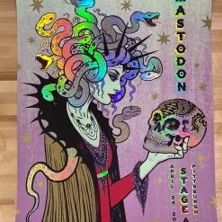 Mastodon - 2022 Tara McPherson Poster Pittsburgh, PA FOIL Foil Posters