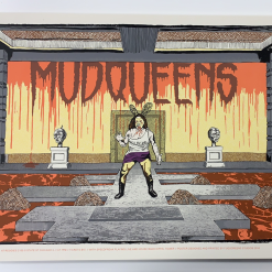 Mudqueens - 2015 Fugscreens Studios Poster Chicago, IL Reggies Rock Club