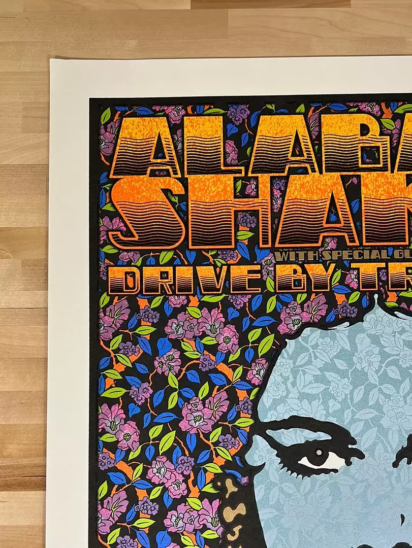 Alabama Shakes - 2015 Chuck Sperry Poster Red Rocks Morrison, CO 5 Alabama Shakes - 2015 Chuck Sperry Poster Red Rocks Morrison, CO