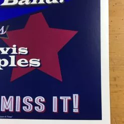 Bob Dylan - 2017 Geoff Gans Poster Chicago Wintrust Arena RED Chicago, IL