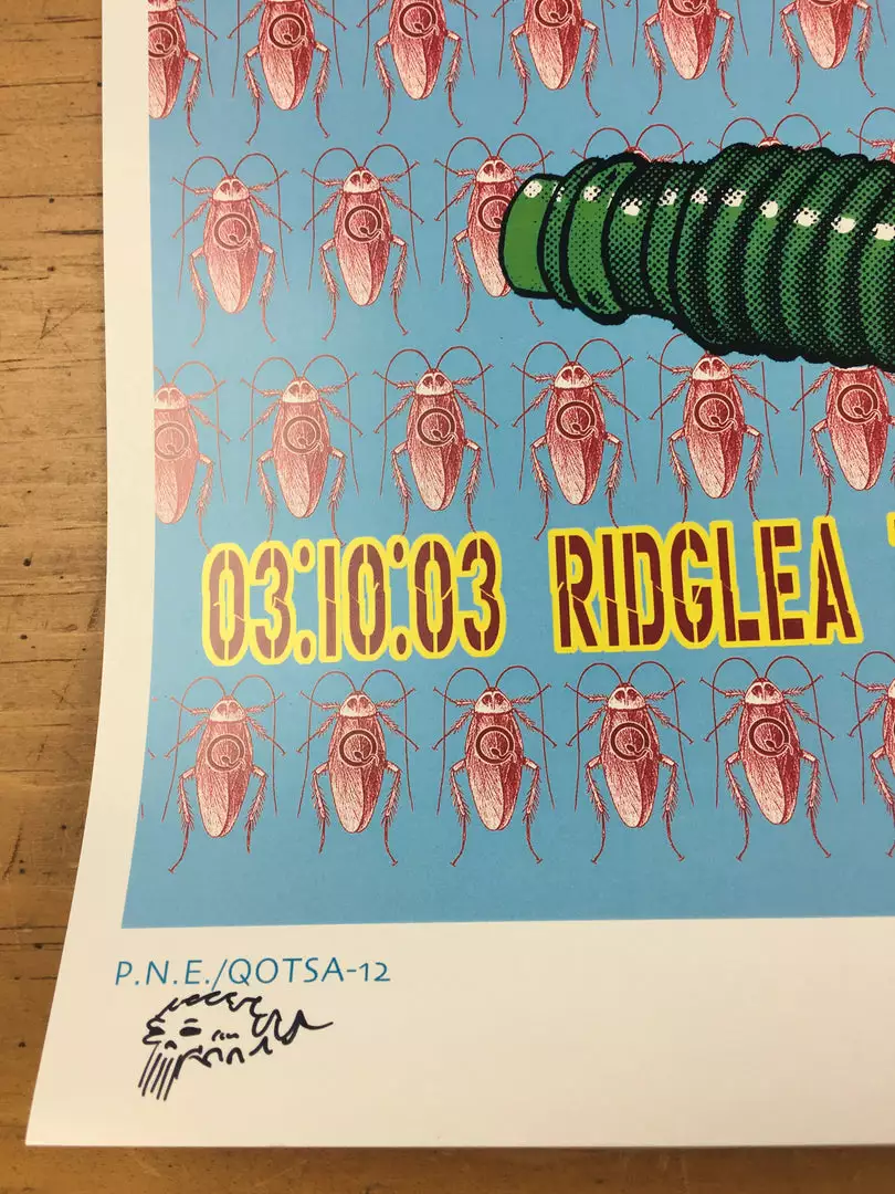 Queens Of The Stone Age - 2003 EMEK Poster Fort Worth, TX Ridglea Theatre 8 Queens Of The Stone Age - 2003 EMEK Poster Fort Worth, TX Ridglea Theatre