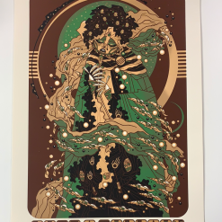 Like A Villain - 2014 Guy Burwell Poster S/N Gig Posters