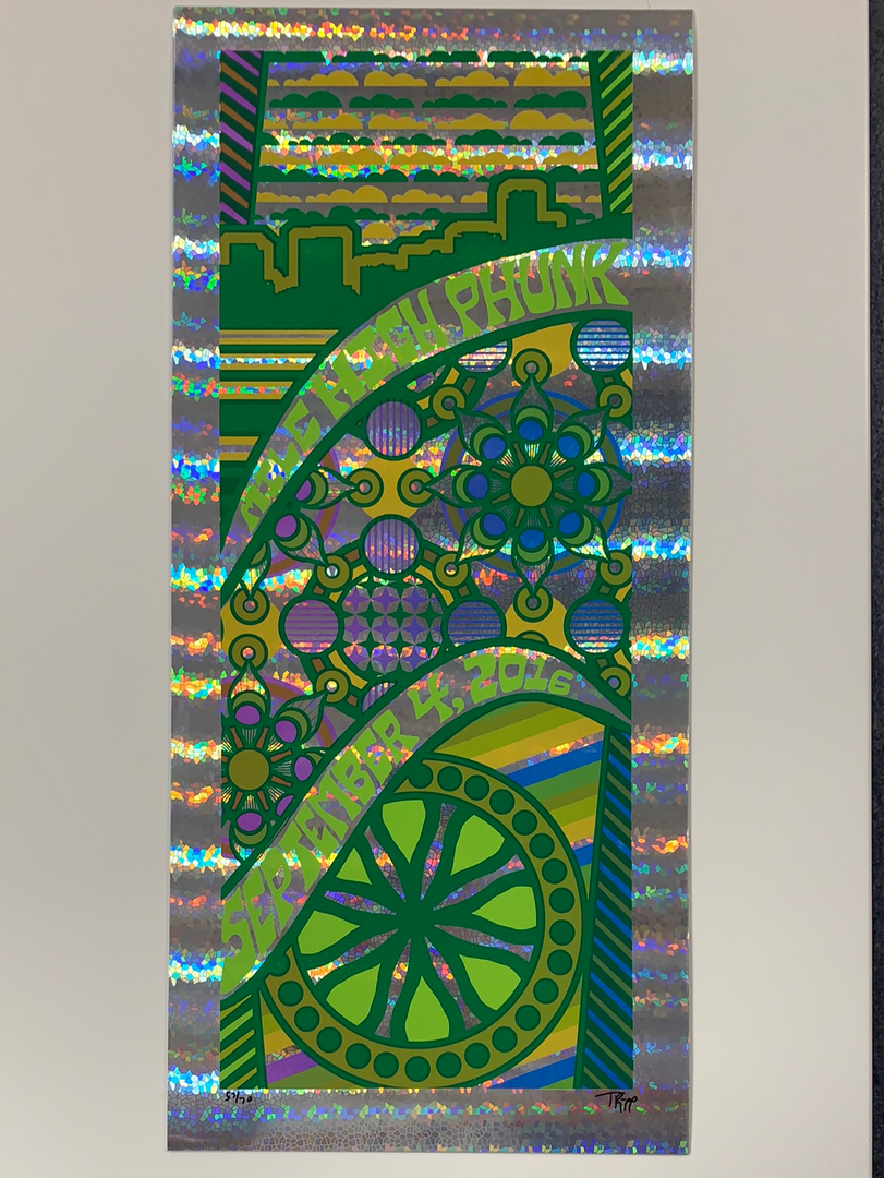 Colorado Phish - 2016 Tripp Poster Dick's Denver, CO 9/4 FOIL 4 Colorado Phish - 2016 Tripp Poster Dick's Denver, CO 9/4 FOIL