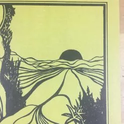 Grateful Dead Chuck Berry - 1967 Wes Wilson Poster San Francisco, CA Fillmore Au