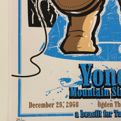 Yonder Mountain String Band - 2008 Darin Shock Poster Denver, CO Ogden Theatre Colorado