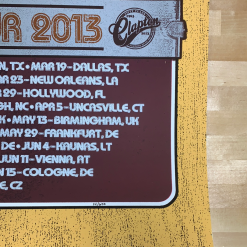 Eric Clapton - 2013 Ron Donovan Firehouse Poster VARIANT European Tour 12 Eric Clapton - 2013 Ron Donovan Firehouse Poster VARIANT European Tour