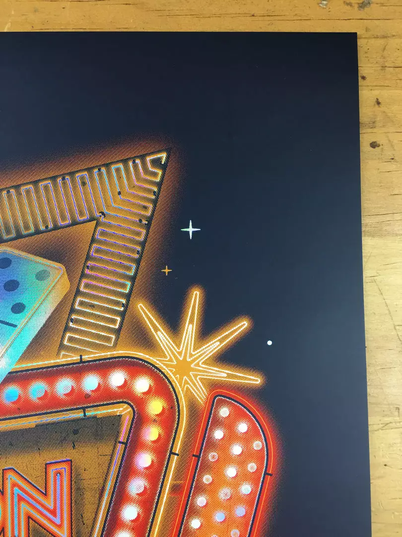 Van Morrison - 2017 DKNG Poster Los Vegas NV Caesar's Palace FOIL Foil Posters 8 Van Morrison - 2017 DKNG Poster Los Vegas NV Caesar's Palace FOIL Foil Posters