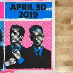 The 1975 - 2019 Brendan Moyles Dorney Poster Red Rocks Morrison, CO