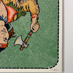 Art Prints Cowboy And Indian - Fugscreens Studios Poster Art Print