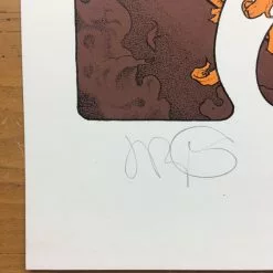 Pig Lady - 2008 John Dyer Baizley Poster Orange Art Prints