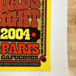 Crossroads Guitar Festival - 2004 Chuck Sperry Poster, Eric Clapton Paris