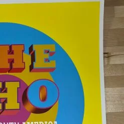 Sold Out Posters Gig Posters The Who - 2017 Poster North & South America Tour Screen Print 11 Sold Out Posters Gig Posters The Who - 2017 Poster North & South America Tour Screen Print