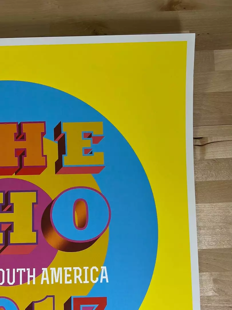 Sold Out Posters Gig Posters The Who - 2017 Poster North & South America Tour Screen Print 6 Sold Out Posters Gig Posters The Who - 2017 Poster North & South America Tour Screen Print