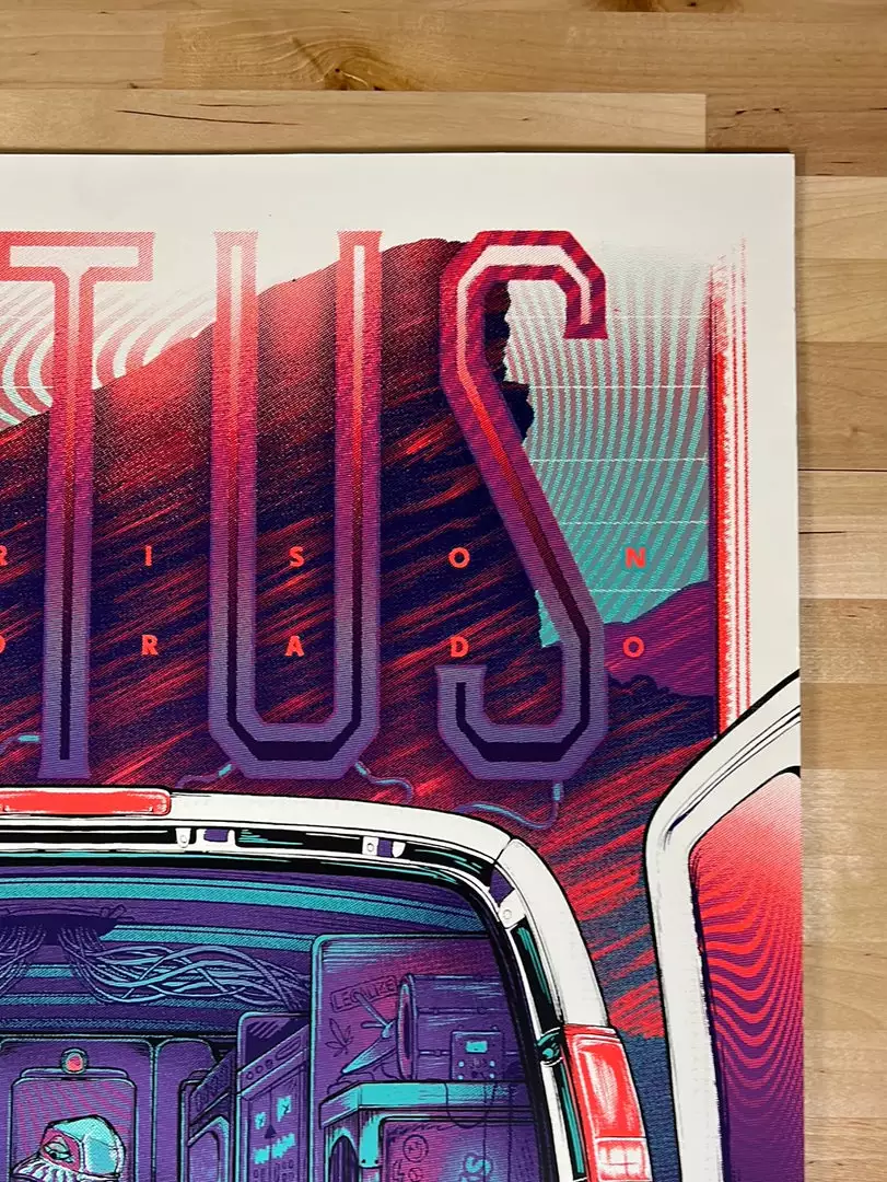 Half Hazzard Press Colorado Lotus - 2021 Half Hazard Poster Red Rocks, Morrison, CO 6 Half Hazzard Press Colorado Lotus - 2021 Half Hazard Poster Red Rocks, Morrison, CO