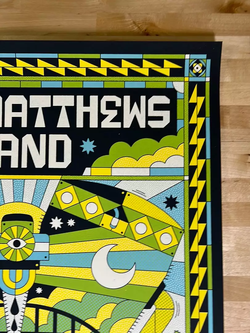 Dave Matthews Band - 2021 The Half And Half Poster Milwaukee, WI AP Gig Posters 6 Dave Matthews Band - 2021 The Half And Half Poster Milwaukee, WI AP Gig Posters