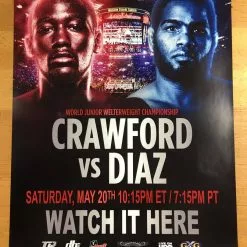 Sold Out Posters Boxing - 2017 Crawford Vs Diaz World Junior Welterweight Championship Poster