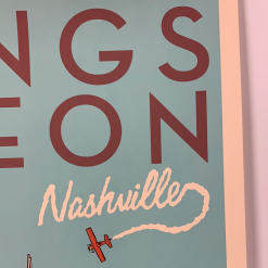 Kings Of Leon - 2017 Dan Grissom Poster Nashville, TN First Park