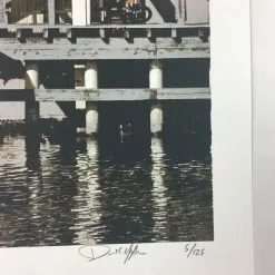 A.C. Newman - 2009 Dan MacAdam Crosshair Poster Chicago, IL Logan Square Auditor