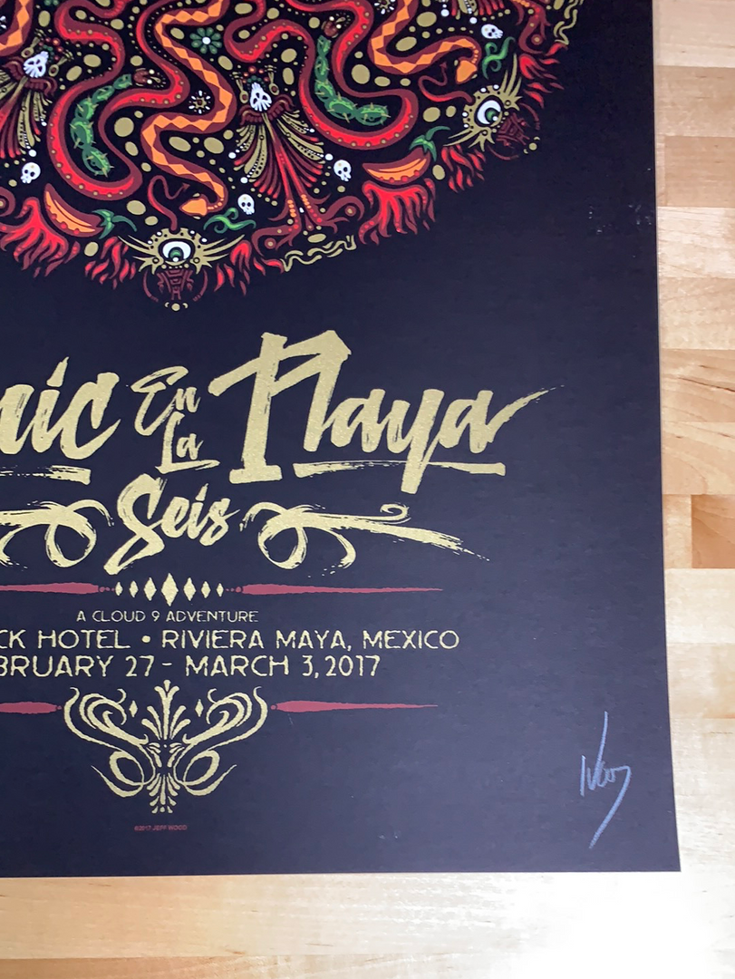 Gig Posters Widespread Panic - 2017 Jeff Wood Poster Riviera Maya, MX Hard Rock Hotel 7 Gig Posters Widespread Panic - 2017 Jeff Wood Poster Riviera Maya, MX Hard Rock Hotel